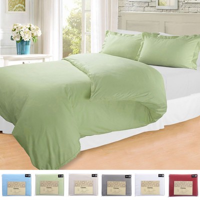 3 Piece Duvet Cover and Shams Set King Queen Full Twin