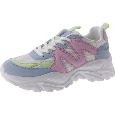Женские повседневные и модные кроссовки Steve Madden с аккуратной шнуровкой, BHFO 3886