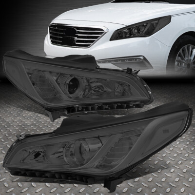 ДЛЯ ПАРЫ SONATA 15-17 С ДЫМЧАТЫМ КОРПУСОМ, ПРОЗРАЧНЫМИ УГЛОВЫМИ ФАРАМИ ПРОЕКТОРА, ГОЛОВНЫМИ ФОНАРЯМИ