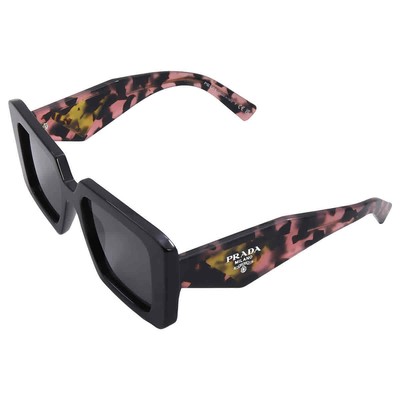Pre-owned Prada Dark Gray Square Ladies Sunglasses Pr 23ys 1ab5s0 51 Pr 23ys 1ab5s0 51