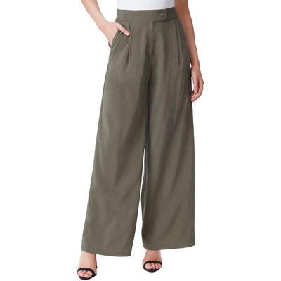 Женские широкие брюки в складку Melba Green от Jessica Simpson 10 BHFO 6769