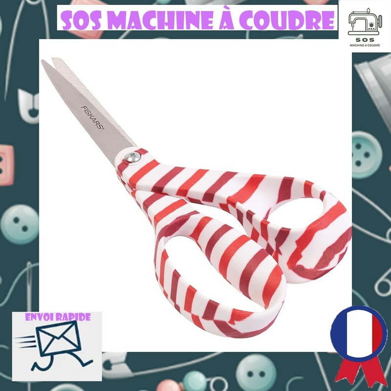 Ciseaux Universels Fiskars, 21 Cm, Acier/Plastique, Couture, Tissu