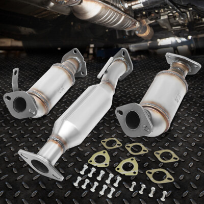 ДЛЯ 07-15 ACADIA TRAVERSE OUTLOOK 3,6 л КОМПЛЕКТ ВЫХЛОПНЫХ ТРУБ С КАТАЛИТИЧЕСКИМ НЕЙТРАЛИЗАТОРОМ ОБЪЕМОМ 3 шт.