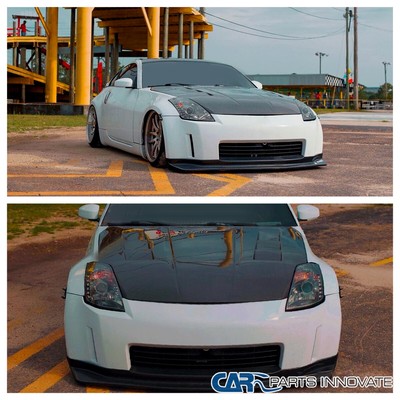 Fits 03-05 350Z Z33 Fairlady SMD LED Strip Smoke Projector Headlights L+R