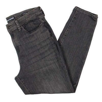 DKNY Jeans Женские черные джинсы скинни до щиколотки Delancy с высокой посадкой 12 BHFO 5277