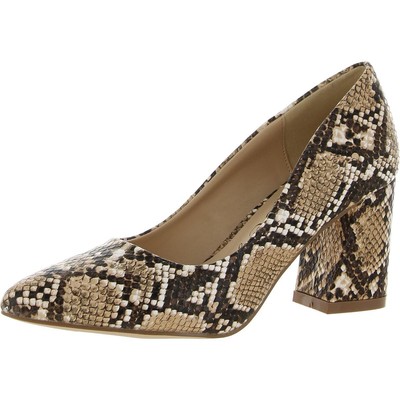 

Penny Loves Kenny Womens Tan Dressy Туфли-лодочки 6 Medium (B,M) BHFO 7621, Natural/black/snake, Venus