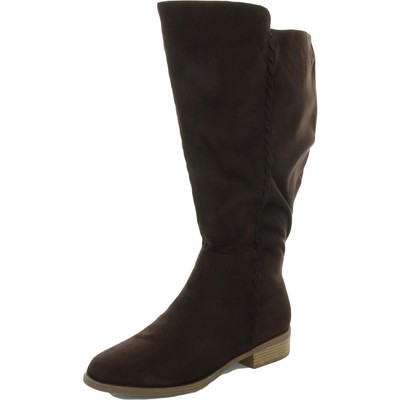 

Женские коричневые сапоги до колена Journee Collection Shoes 10 Medium (B,M) BHFO 2068, Коричневый