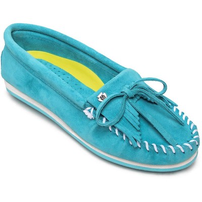 

Женские мокасины Minnetonka Kilty Plus синие 9,5 средний (B,M) BHFO 3225, Turquoise