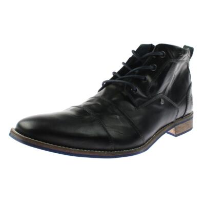 Steve Madden/ мужские кожаные ботильоны Kramerr с квадратным носком; обувь BHFO 7044