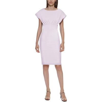 

Женское розовое платье-футляр с удлиненными плечами Calvin Klein Petites  BHFO 8429, Pink blossom