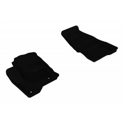 L1FR02111509 3D Mats USA Floor Front Black for Ford Flex 2009-2019