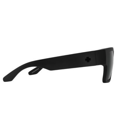 Pre-owned Spy Optics Men's Polarized Cyrus Soft Matte Black Sunglasses In Happy Boost Polarized Black Mirror