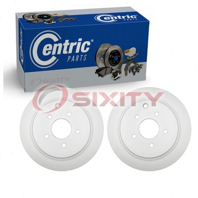 2 pc Centric GCX Rear Disc Brake Rotors for 2004-2017 Nissan Quest Braking bj