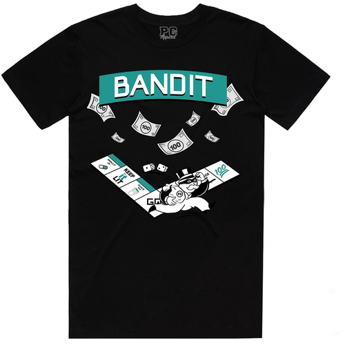 

Черная/бирюзовая футболка Planet of the Grapes Bandit, Black/teal