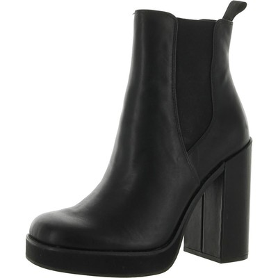 

Женские ботинки челси Steve Madden Triple Black 9 Medium (B,M) BHFO 0018, Black leather, Triple