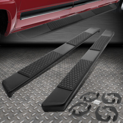 ДЛЯ 07-19 SILVERADO SIERRA CREW CAB 5.5 ЧЕРНАЯ БОКОВАЯ ПОДНОЖКА NERF BAR RUNNING BOARD
