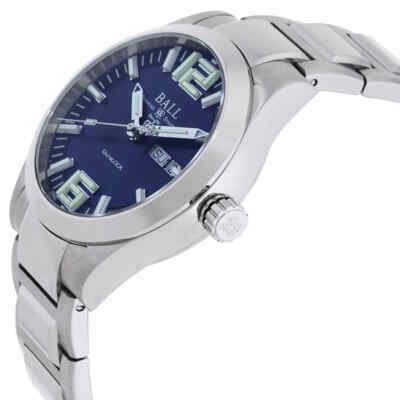 Pre-owned Ball Engineer Iii Automatic Blue Dial Watch Nm2026c-s12a-be