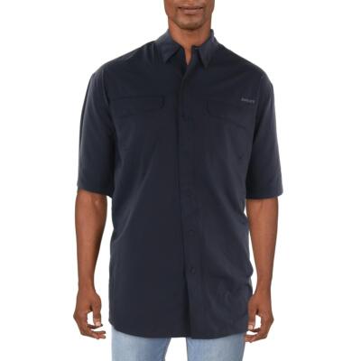 Мужская рубашка Ariat Venttek Outbound Black UPF 50 с воротником и пуговицами XL BHFO 0162