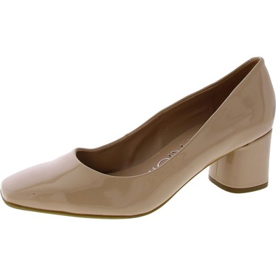 Женские лакированные туфли-лодочки Calvin Klein Alanta бежевого цвета 8 Medium (B,M) BHFO 0450