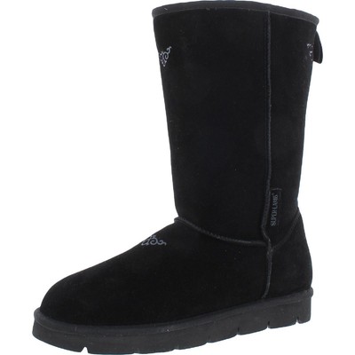 

Женские кожаные зимние и зимние сапоги до середины икры Superlamb BHFO 0340, Черный, ARGEVN19