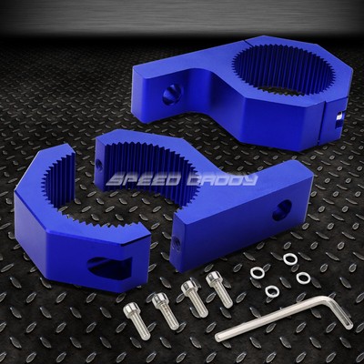 ПАРНЫЙ КРОНШТЕЙН ИЗ СИНЕГО АЛЮМИНИЯ ДЛЯ КРЕПЛЕНИЯ ПЕРЕДНИХ/ЗАДНИХ ПРОТИВОТУМАННЫХ ФАР ПОДХОДИТ ДЛЯ КРЕПЛЕНИЯ 2OD BULL BAR