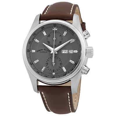 Pre-owned Armand Nicolet Mh2 Chronograph Automatic Grey Dial Men's Watch A647a-gr-p140mr2