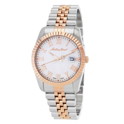 Mathey-Мужские часы Tissot Mathy III с римским белым циферблатом H810BRA