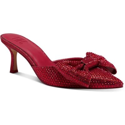 

Женские туфли-лодочки INC Galaxi с украшением без шнуровки с острым носком BHFO 8828, Red bling, Galaxi