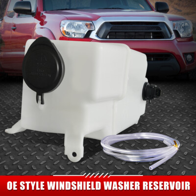 ДЛЯ 05-14 TOYOTA TACOMA OE STYLE БАЧОК ДЛЯ ЖИДКОСТИ ОМЫВАТЕЛЯ ЛОБОВОГО СТЕКЛА В СТИЛЕ OE + КРЫШКА + НАСОС