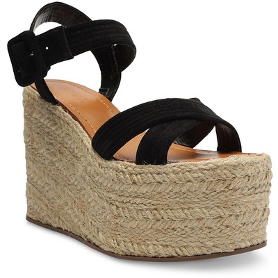 Женские черные босоножки Schutz на платформе без застежки 7 Medium (B,M) BHFO 7826