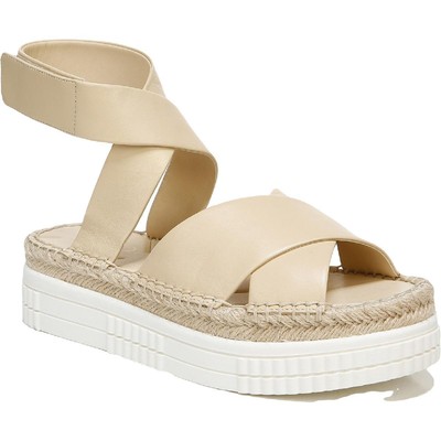 

Женские сандалии на плоской подошве Franco Sarto Brock Beige 9.5 Medium (B,M) BHFO 9096, Beige leather, Brock
