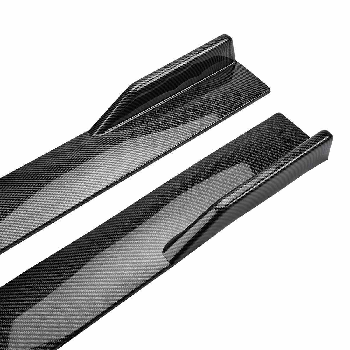 For Mazda 3 Hatchback 2010-2023 Carbon Fiber Side Skirt