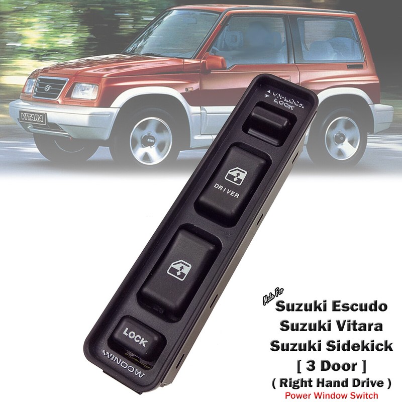 RHD Front Power Window Switch Main Control For Suzuki Vitara 3 Door 1988-1995