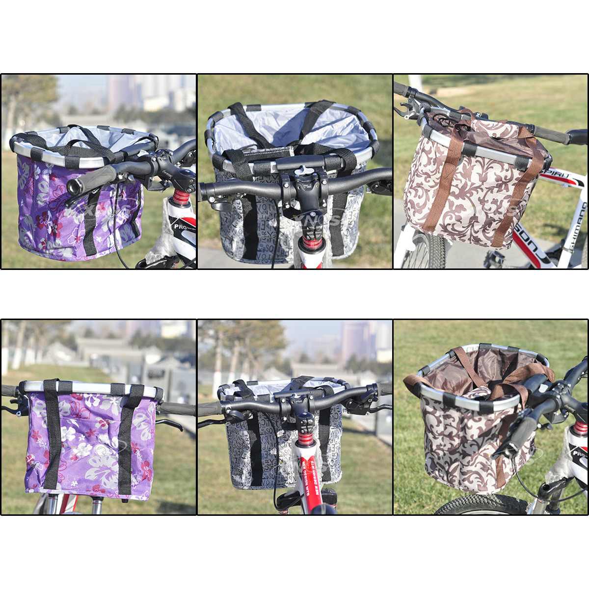 bicycle shopping bag