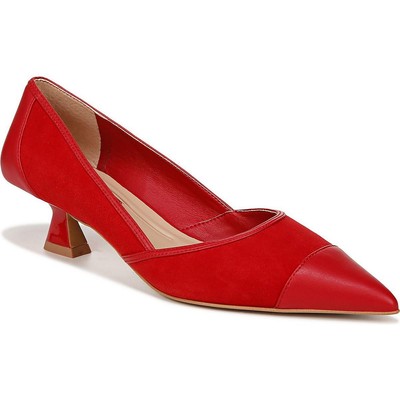 Женские туфли-лодочки Franco Sarto из красной кожи на платформе-тележке 9.5 Medium (B,M) BHFO 2353