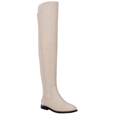 Женские сапоги выше колена Calvin Klein Rania цвета слоновой кости 6.5 Medium (B,M) BHFO 5433