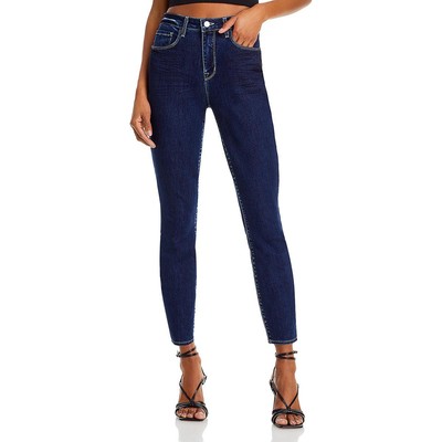 LAgence Womens Blue High Rise Skinny Denim High-Waisted Jeans 26 BHFO 7328