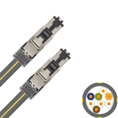 AUDIOQUEST CAT700 PEARL - Cavo di Rete terminato Custom con TELEGARTNER RJ45