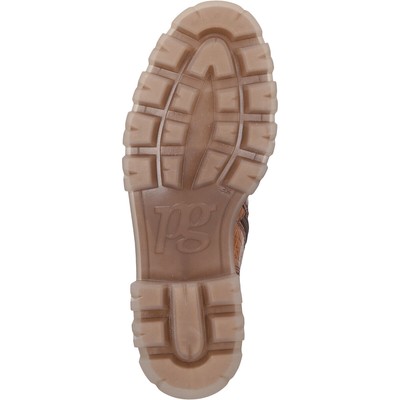 PAUL GREEN PAUL GREEN BOOTS 9001-039, REPTILLEDEROPTIK, BRAUN, DAMEN