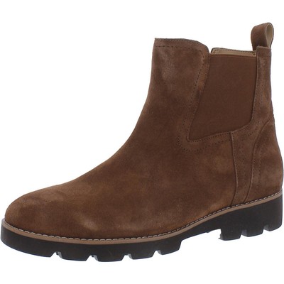 Женские замшевые ботинки челси Vionic Brighton Brown 8 среднего размера (B,M) BHFO 2233
