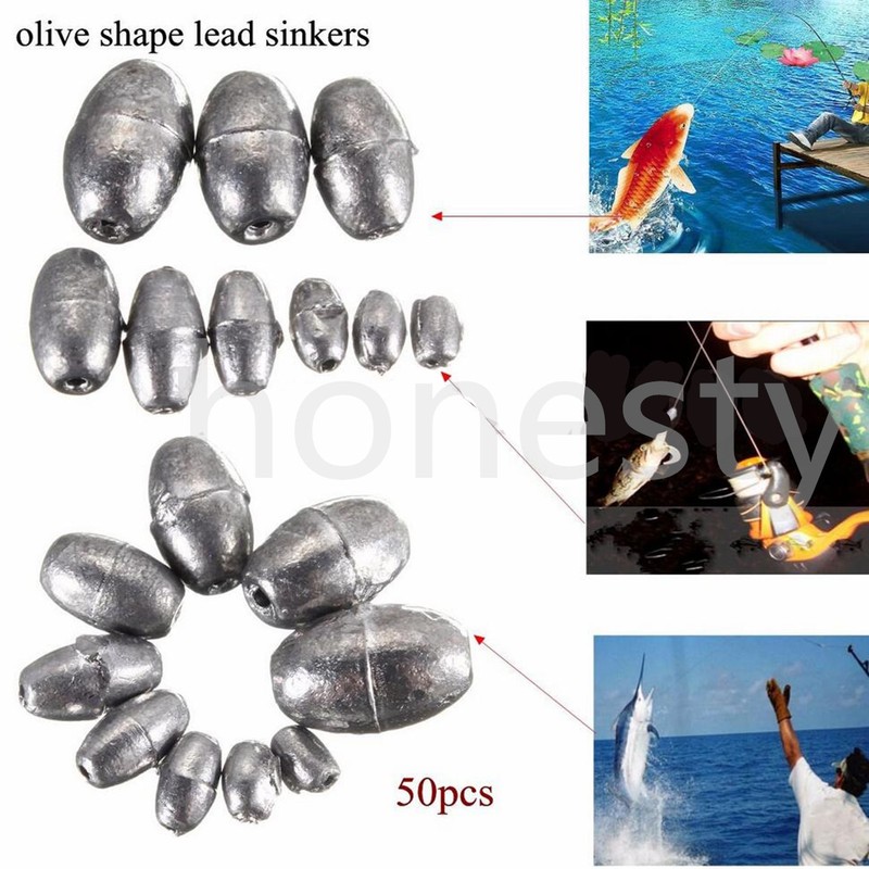 MutiStyle Weights Lead Sinkers Pure Lead Making Sea Fishing Sinker