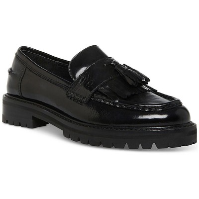 Женские мокасины из черной кожи Minka от Steve Madden 8 Medium (B,M) BHFO 9177