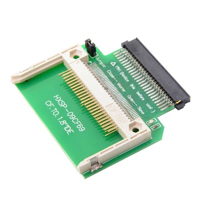 Compact Flash Merory Card CF to 50pin 1.8''  IDE Hard Drive SSD Converter Adapter