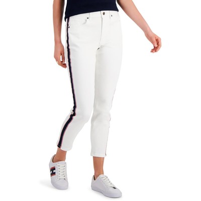 

Женские повседневные джинсы скинни Tommy Hilfiger Denim Knit BHFO 9428, Белый