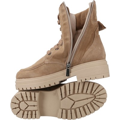 LÜKE SCHUHE LÜKE SCHUHE BOOTS YUCCA, RAULEDER, BRAUN, DAMEN