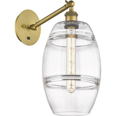Innovations Lighting 317-1W-BB-G557-8CL Ballston Vaz Wall Sconce Brushed Brass