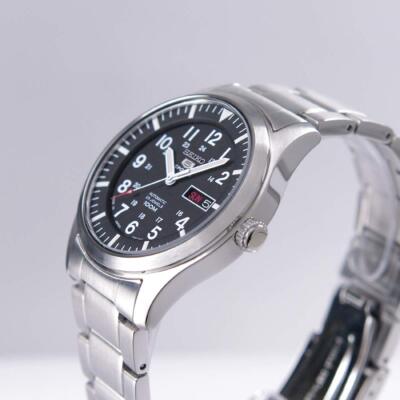 Pre-owned Seiko 5 Sports Snzg13jc Mechanical Automatic Men's Watch Stainless Steel