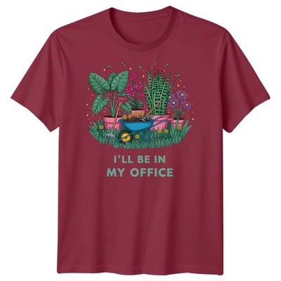 Jardinería Hobbies Ill Be In My Office Hombres Camiseta Plantas Herramientas
