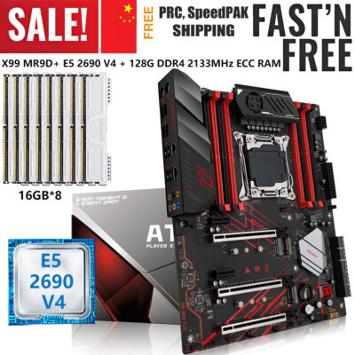 X99 Motherboard LGA 2011-3 + Xeon 2690 V4 128GB DDR4 2133MHz ECC RAM Comb Kit