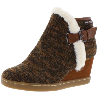 

Muk Luks Женские коричневые вязаные ботильоны Ann Marie 9 Medium (B,M) BHFO 4419, Коричневый